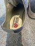 Converse 100% Cotton Gray Black White Sneakers Size 8 - photo 3