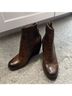 FRYE 100% Leather Brown Ankle Boots Size 7 1/2 - photo 3