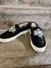Badgley Mischka Black Silver White Flats Size 7 1/2 - photo 9