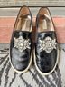Badgley Mischka Black Silver White Flats Size 7 1/2 - photo 15