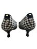 Sofft Houndstooth Black White Gold Heels Size 7 - photo 2