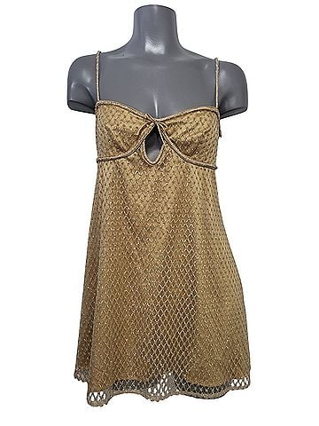 For Love & Lemons Glitter Slip Dress Cocktail Dress (view 1)