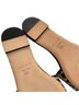 Theory 100% Leather Animal Print Black Tan Sandals Size 6 1/2 - photo 11