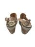 otBt Tan Silver Brown Sandals Size 7 1/2 - photo 2