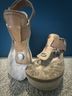 otBt Tan Silver Brown Sandals Size 7 1/2 - photo 4