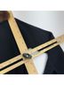 Weekend Max Mara 70% Wool 30% Cashmere 100% Moleskin Solid Animal Print Black Casual Sweaters Size M - photo 8