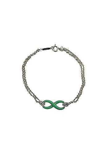 Tiffany & Co. TIFFANY&Co. Tiffany Infinity Double Chain Bracelet, Sterling Silver 925, Silver, 43646 (view 1)