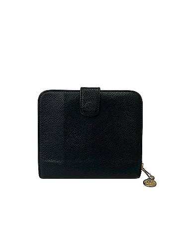 Chanel CHANEL Coco Mark Vintage Caviar Leather Bi-fold Wallet, Black, 24238 (view 2)