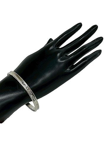 Tiffany & Co. TIFFANY&Co. Tiffany Vintage Narrow Bangle Sterling Silver 925 Bracelet 12027 (view 2)