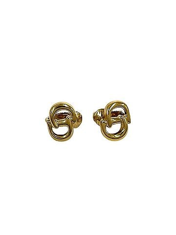 Christian Dior Christian Dior Vintage CD Logo GP Earrings Ear Cuff Accessory Gold 91774 (view 1)