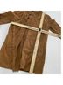 Max & Moi 100% Leather Solid Brown Jacket Size S - photo 8