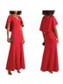 MARCHESA notte 87% Polyester 13% Spandex 100% Polyester Solid Red Cocktail Dress Size 4 - photo 2