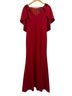 MARCHESA notte 87% Polyester 13% Spandex 100% Polyester Solid Red Cocktail Dress Size 4 - photo 4