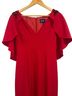MARCHESA notte 87% Polyester 13% Spandex 100% Polyester Solid Red Cocktail Dress Size 4 - photo 5