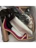 Oscar Tiye Pink Tan Sandals Size 6 1/2 - photo 6