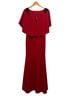 MARCHESA notte 87% Polyester 13% Spandex 100% Polyester Solid Red Cocktail Dress Size 4 - photo 7