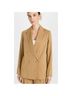 Vince. 96% Tencel 4% Nylon 100% Polyester Solid Tan Blazer Size 12 - photo 3