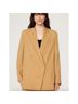 Vince. 96% Tencel 4% Nylon 100% Polyester Solid Tan Blazer Size 12 - photo 4