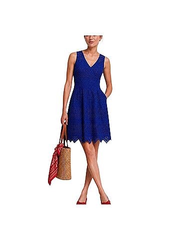 Banana Republic Fit & Flare Cocktail Dress (view 1)