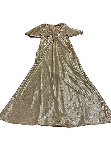 Ralph Lauren Twist Front Gown Cocktail Dress (view 1)