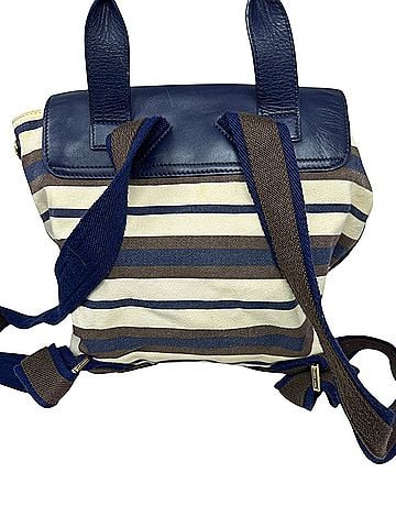 Tory Burch Kerrington Canvas Stripe Backpack (view 2)