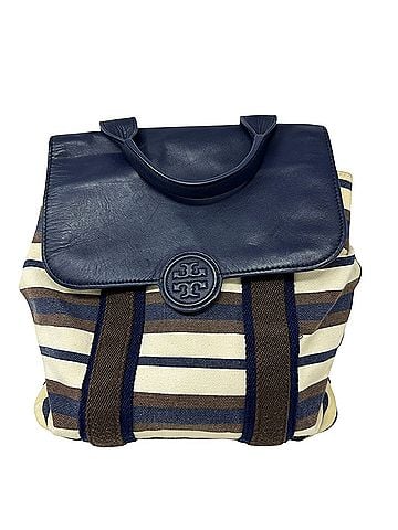 Tory Burch Kerrington Canvas Stripe Backpack (view 1)