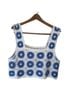 Altar'd State 100% Acrylic Graphic White Blue Tank Top Size M - photo 2