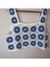 Altar'd State 100% Acrylic Graphic White Blue Tank Top Size M - photo 4