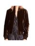 Vince. 80% Viscose 20% Silk 51% Viscose 49% Cotton 100% Polyester 61% Acrylic 24% Wool 10% Polyester 5% Spandex Brown Jacket Size XS - photo 10