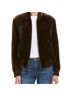 Vince. 80% Viscose 20% Silk 51% Viscose 49% Cotton 100% Polyester 61% Acrylic 24% Wool 10% Polyester 5% Spandex Brown Jacket Size XS - photo 7