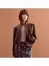 Vince. 80% Viscose 20% Silk 51% Viscose 49% Cotton 100% Polyester 61% Acrylic 24% Wool 10% Polyester 5% Spandex Brown Jacket Size XS - photo 13