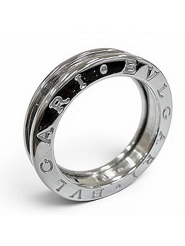 Bvlgari BVLGARI B.zero1 1-Band Ring 750 (WG) White Gold Ring, Made in Italy, Weight 7.15g, Women's (view 1)