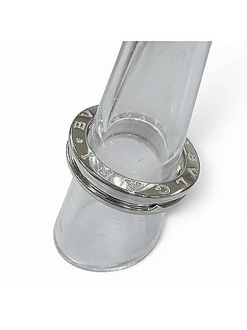 Bvlgari BVLGARI B.zero1 1-Band Ring 750 (WG) White Gold Ring, Made in Italy, Weight 7.15g, Women's (view 2)
