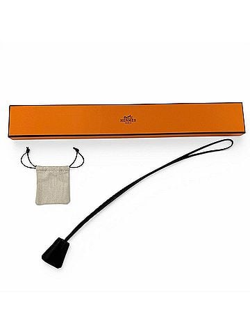 Hermès HERMES Kelly Watch Clochette Necklace Leather Pendant Black Women's with Box and Dust Bag (view 2)