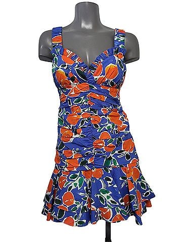 Jonathan Simkhai Havana Ruched Ruffle Mini Cocktail Dress (view 2)