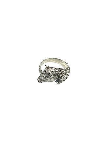 Hermès HERMES Vintage Cheval Horse Ring, 800 Silver, Accessory, Silver 84033 (view 1)