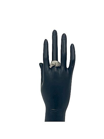 Hermès HERMES Vintage Cheval Horse Ring, 800 Silver, Accessory, Silver 84033 (view 2)