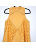 ASOS 100% Polyester 100% Nylon 100% Cotton Solid Yellow Casual Dress Size 6 - photo 6