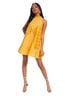 ASOS 100% Polyester 100% Nylon 100% Cotton Solid Yellow Casual Dress Size 6 - photo 1