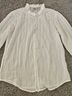 Faherty 100% Cotton White Button-Down Shirt Size S - photo 3