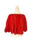 kopal 100% Cotton Floral Polka Dots Red White Long Sleeve T-Shirt Size XS - photo 6