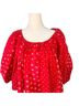 kopal 100% Cotton Floral Polka Dots Red White Long Sleeve T-Shirt Size XS - photo 4