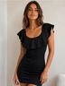 AX Paris Black Cocktail Dress Size 4 - photo 4