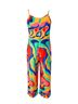 Shein Print Multi Color Jumpsuit Size XL - photo 2
