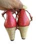Alexandre Birman Animal Print Red Wedges Size EU 39 - photo 6