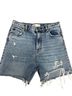 Zara Blue Denim Shorts Size 28 waist - photo 1