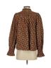 DÔEN 100% Cotton Floral Multi Color Long Sleeve Blouse Size S - photo 2