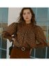 DÔEN 100% Cotton Floral Multi Color Long Sleeve Blouse Size S - photo 6
