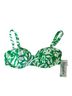 Freshwater Print Green White Swimsuit Top Size S - photo 1