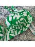 Freshwater Print Green White Swimsuit Top Size S - photo 5